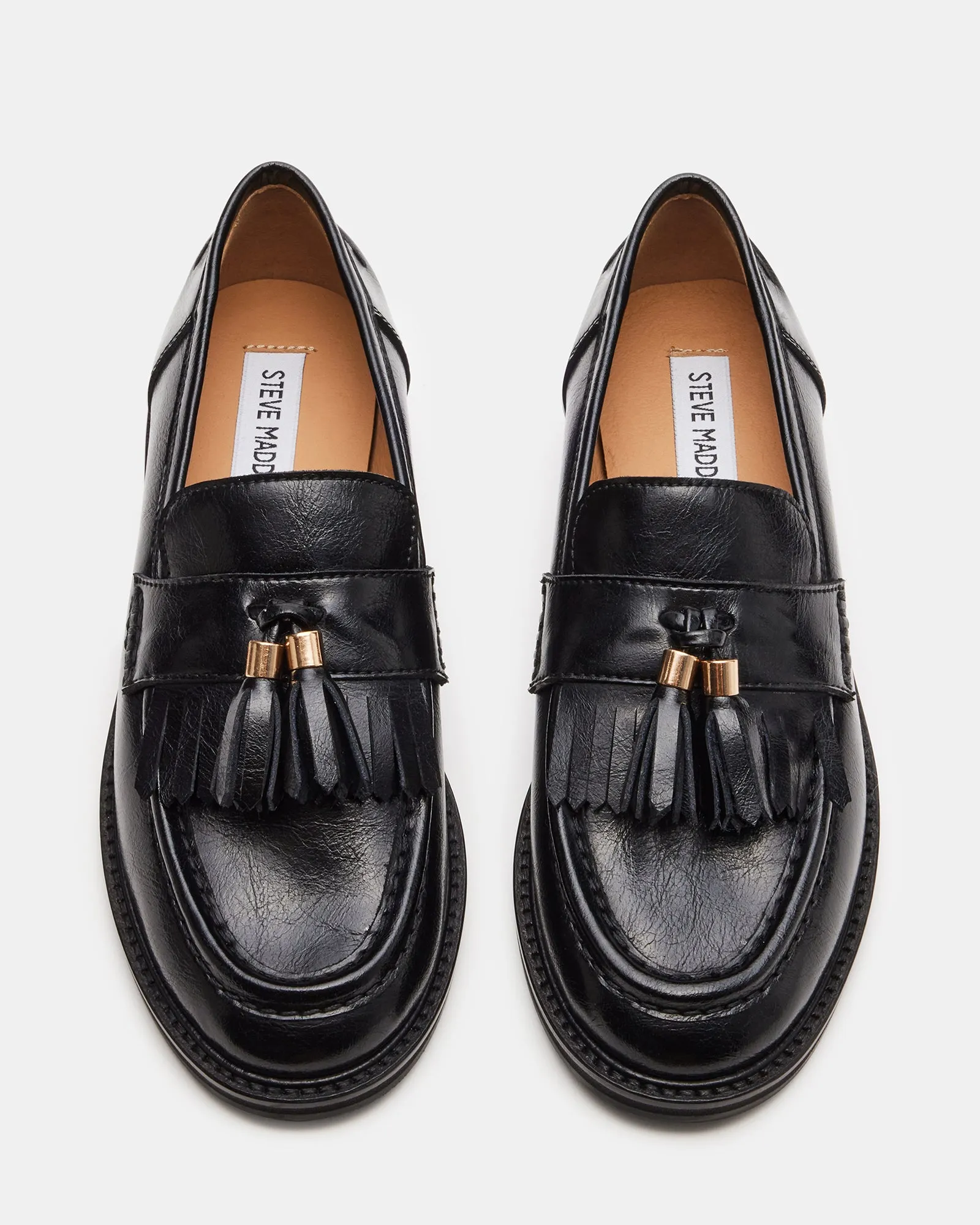 RADCLIFF BLACK LEATHER sold by Steve Madden product image thumbnail 4