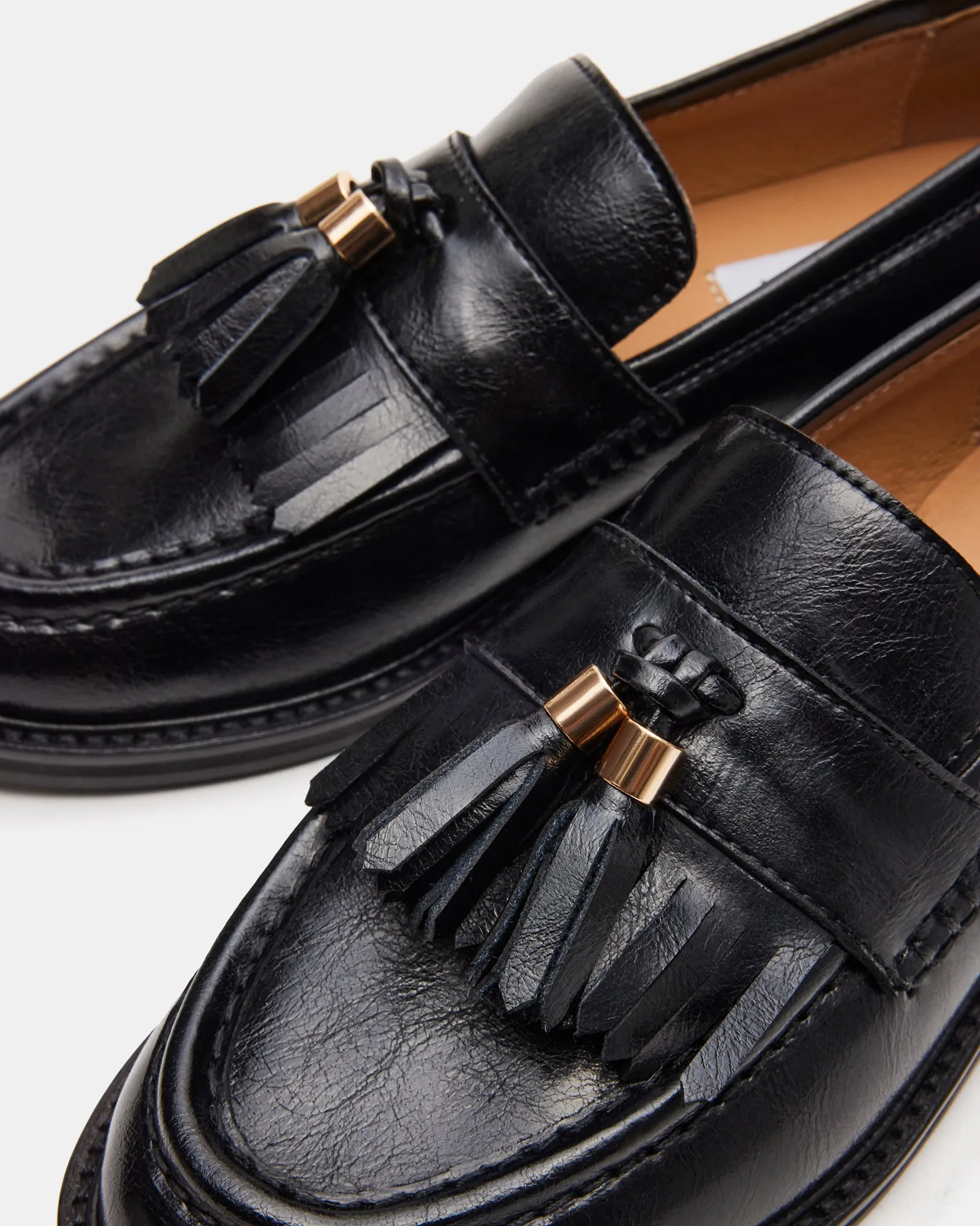 RADCLIFF BLACK LEATHER sold by Steve Madden product image thumbnail 3