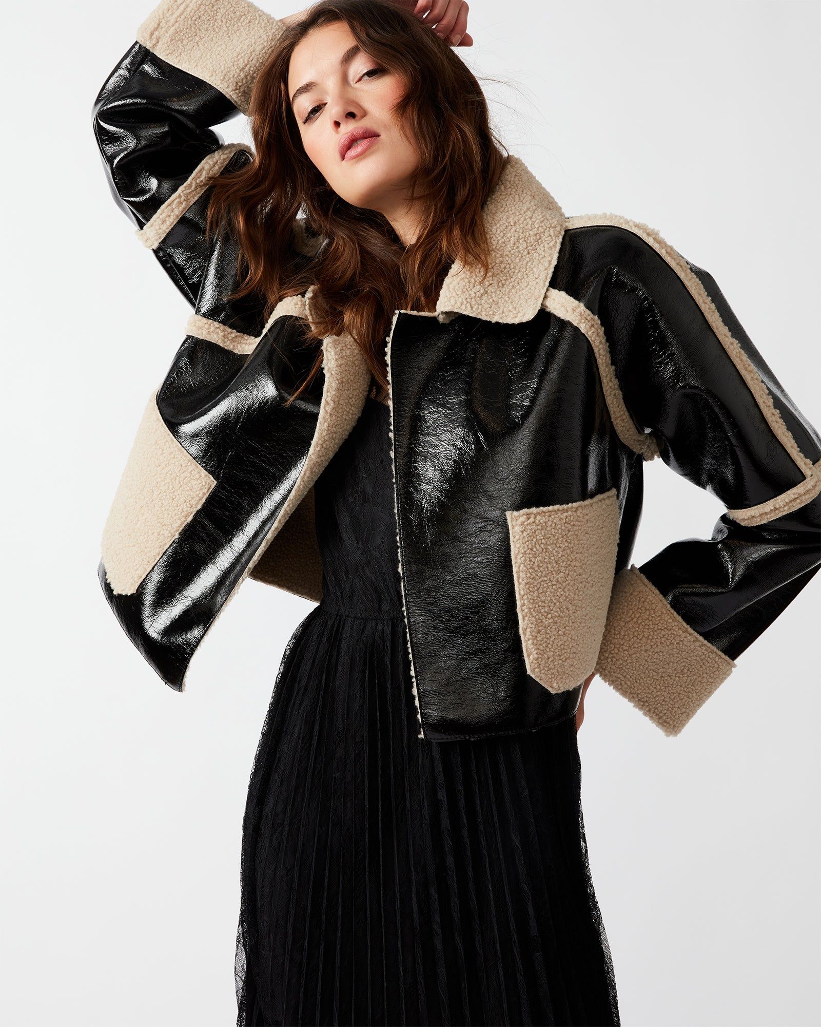 SALMA JACKET BLACK sold by Steve Madden product image thumbnail 4