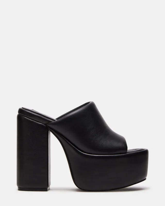 TAMALE BLACK LEATHER sold by Steve Madden
