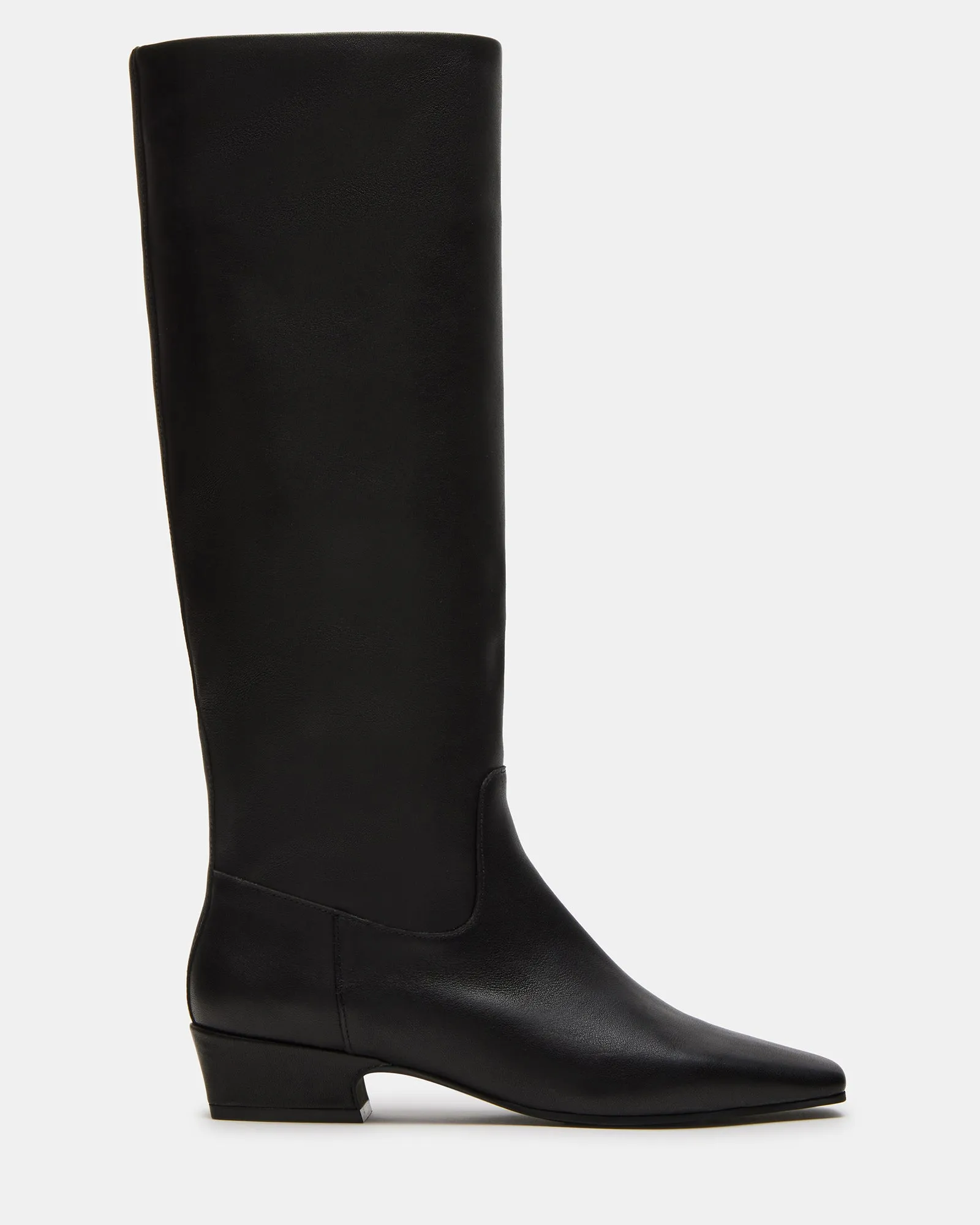 GWYNETH BLACK LEATHER sold by Steve Madden