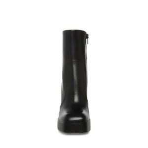 TRINA BLACK LEATHER - SM REBOOTED sold by Steve Madden