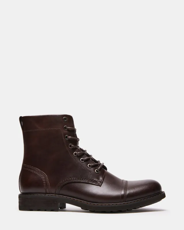 CAMDEM BROWN LEATHER sold by Steve Madden