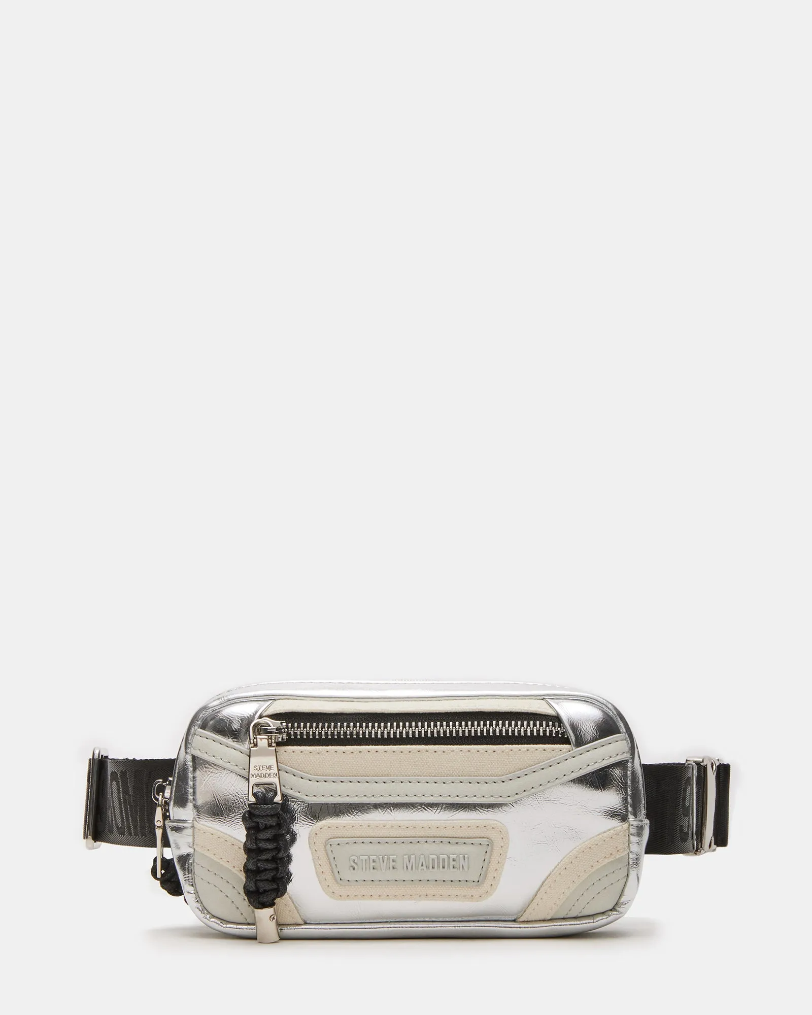 MADRIDD BAG SILVER sold by Steve Madden