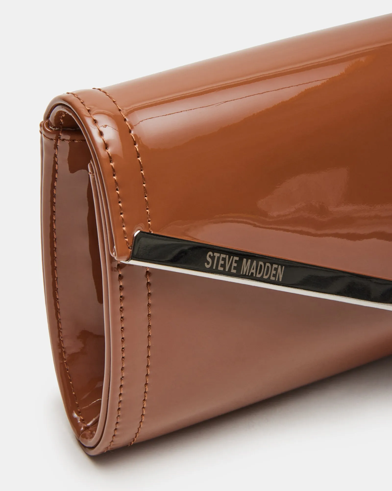 CLUTCHD BAG TAN PATENT sold by Steve Madden product image thumbnail 3