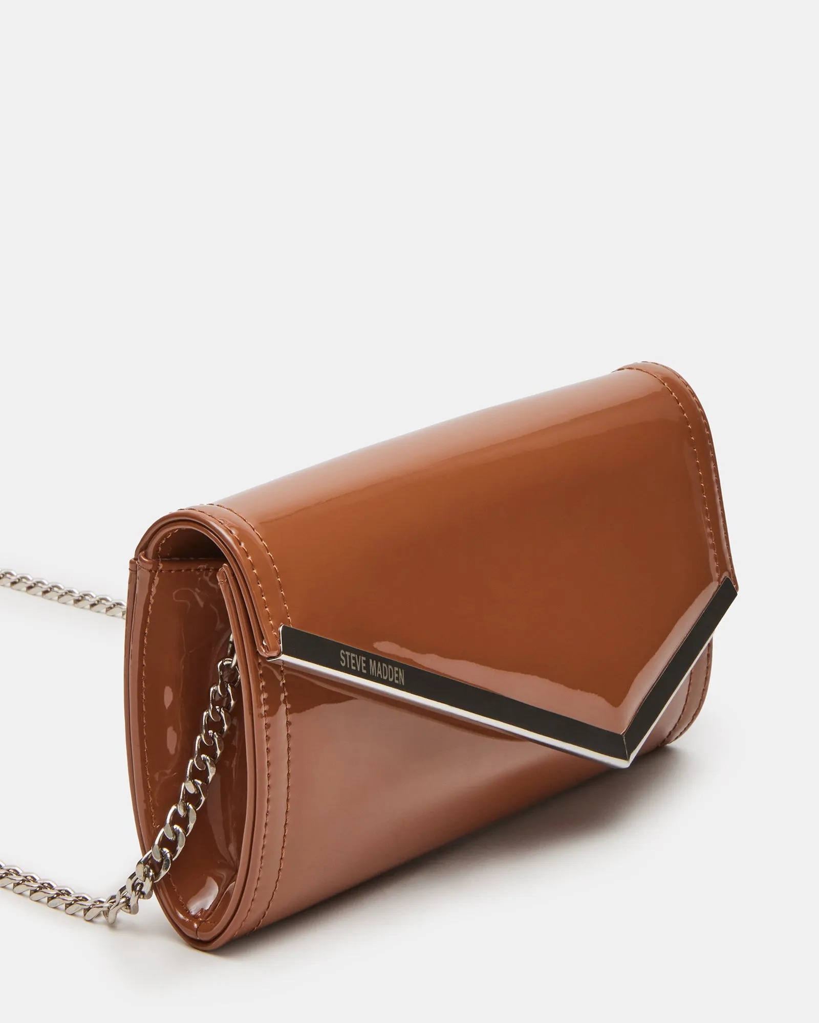 CLUTCHD BAG TAN PATENT sold by Steve Madden product image thumbnail 4