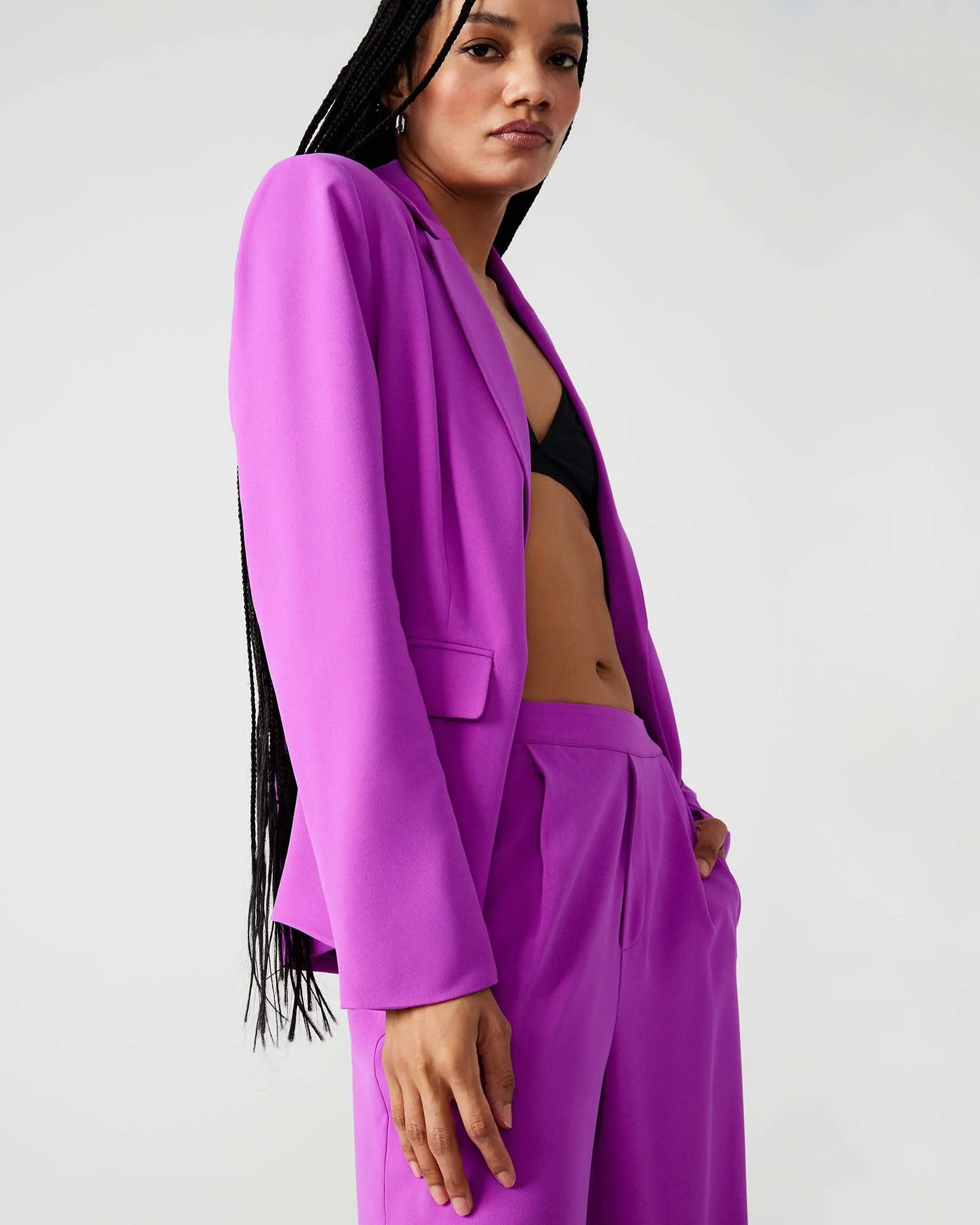 PAYTON BLAZER PURPLE sold by Steve Madden product image thumbnail 3