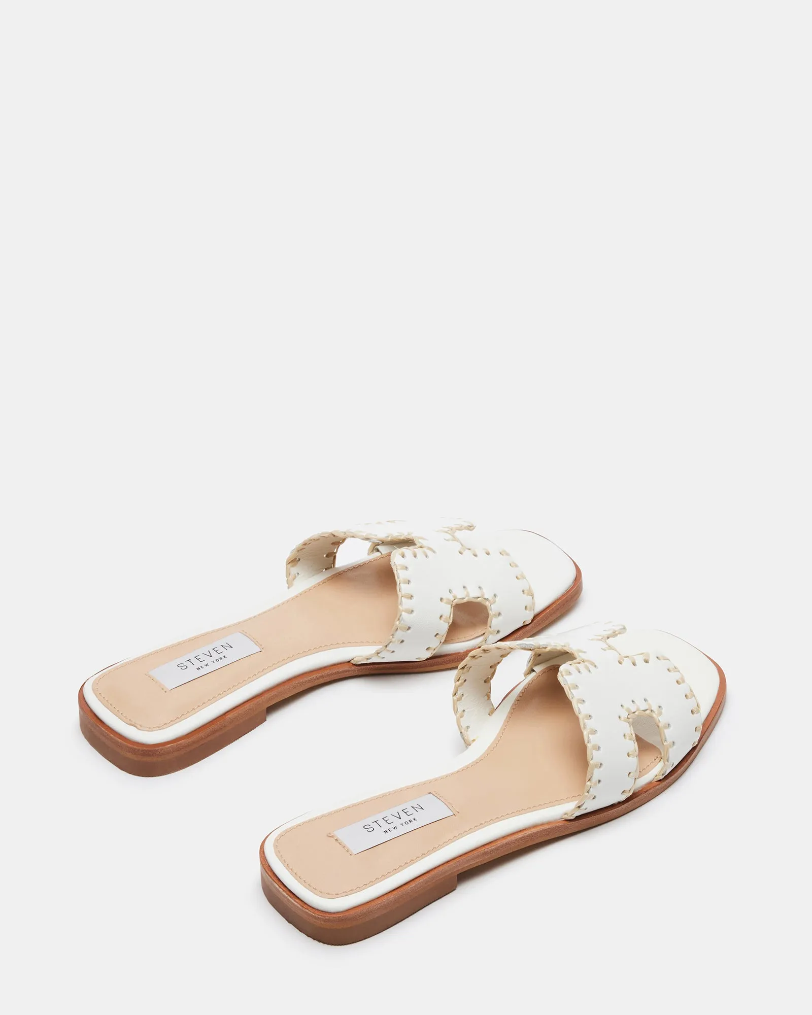 HADYN WOVEN WHITE LEATHER sold by Steve Madden product image thumbnail 5