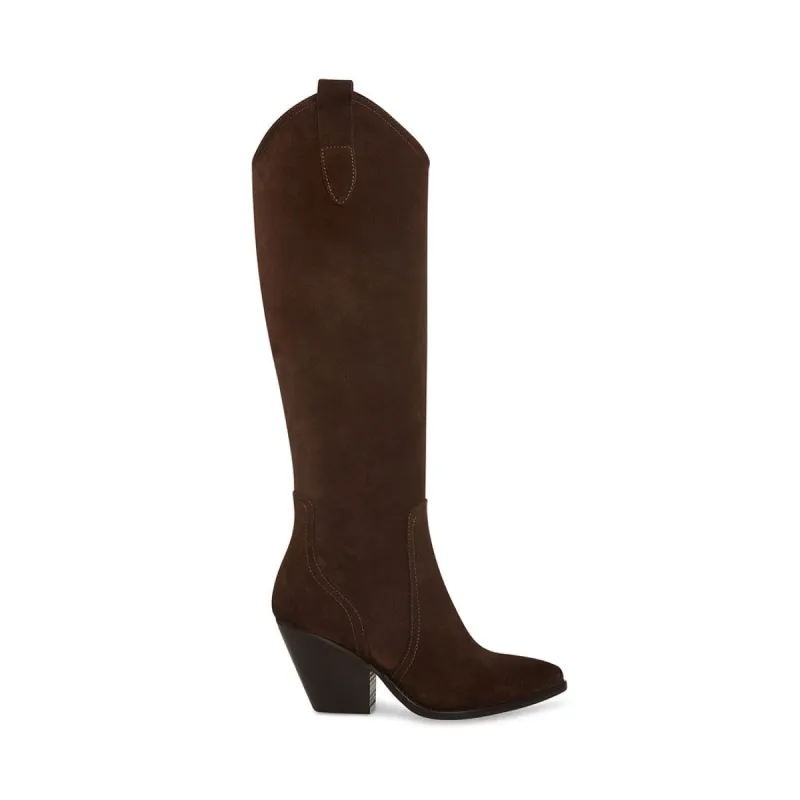 VITTORIA BROWN SUEDE sold by Steve Madden