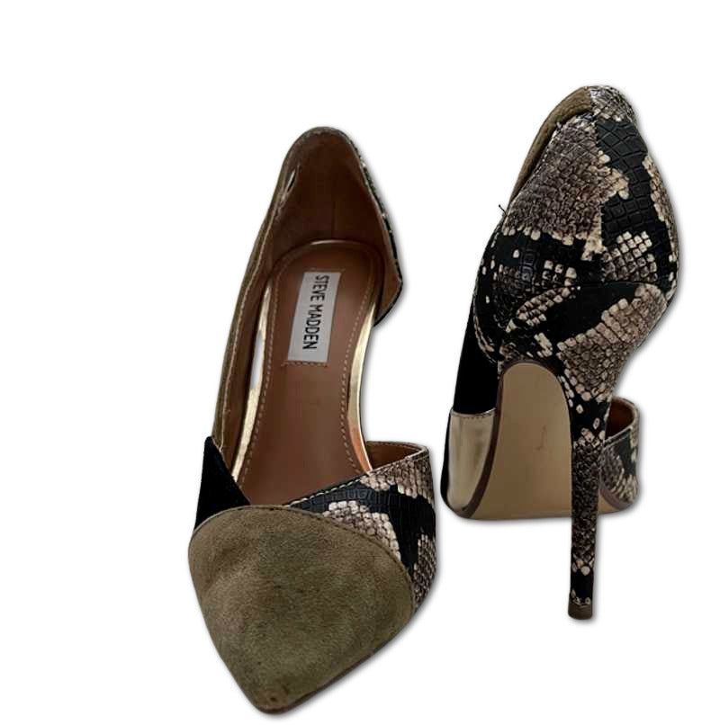 SNAKESKIN PUMPS - SM REBOOTED sold by Steve Madden