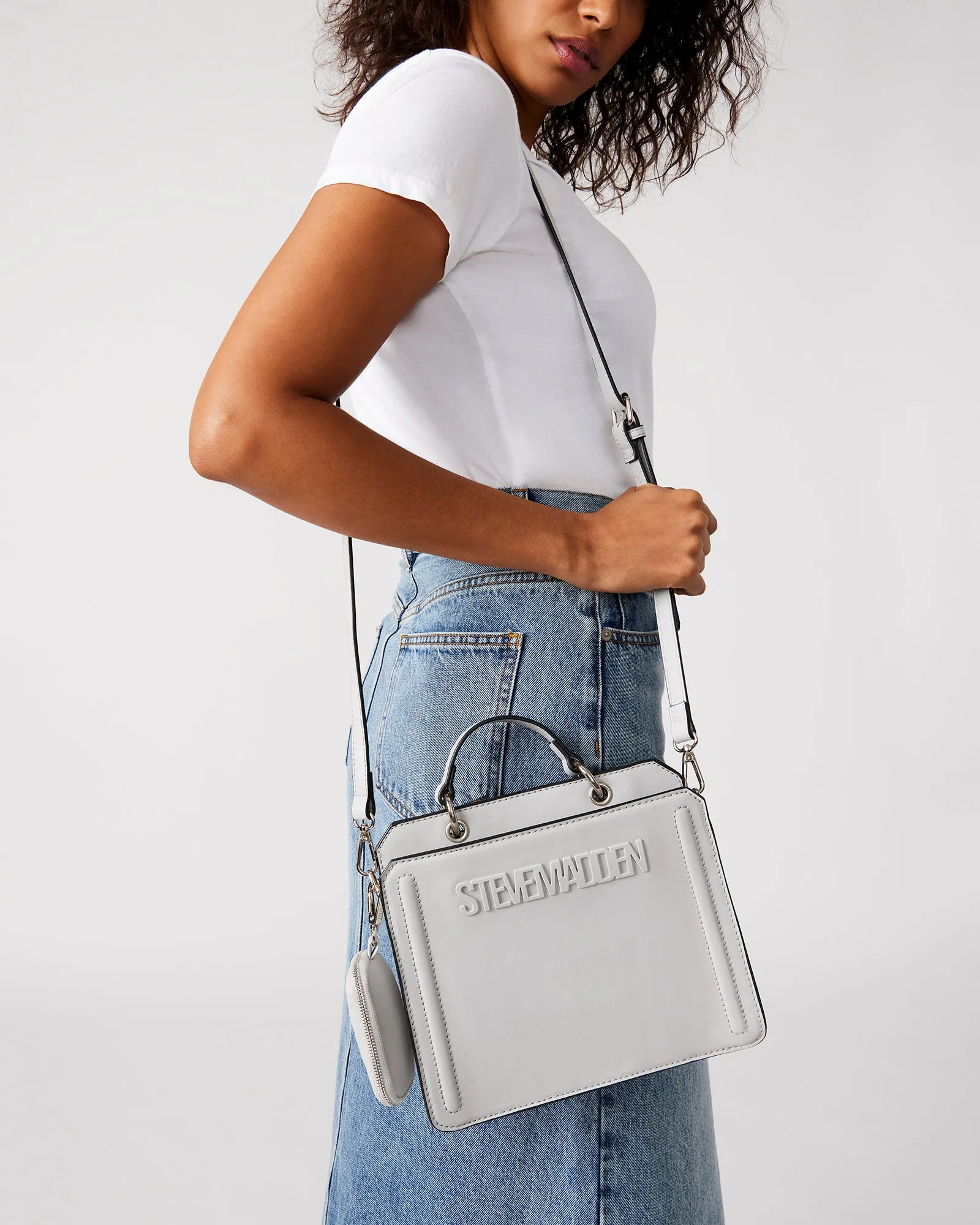EVELYN BAG LIGHT GREY sold by Steve Madden product image thumbnail 2