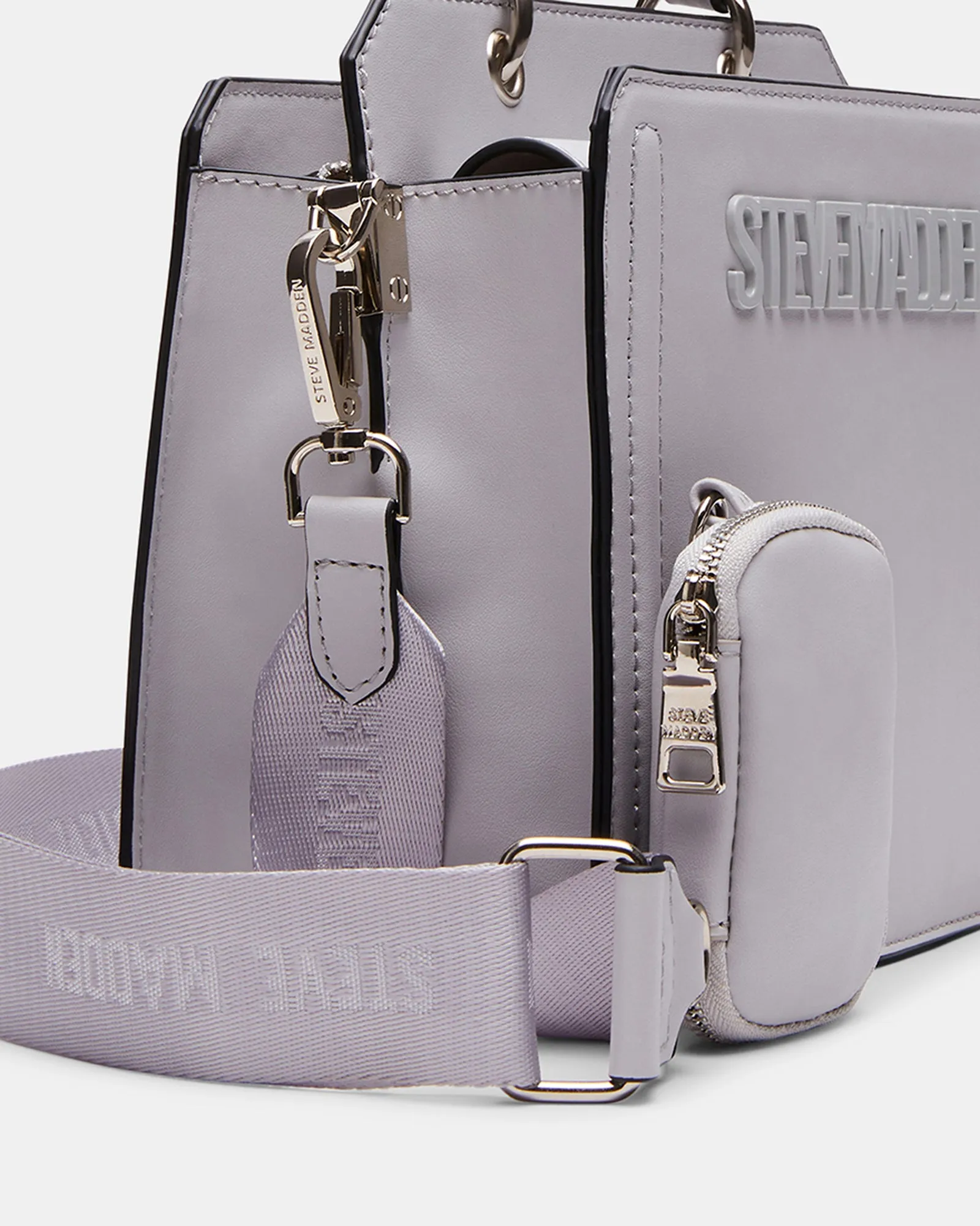 EVELYN BAG LIGHT GREY sold by Steve Madden product image thumbnail 3