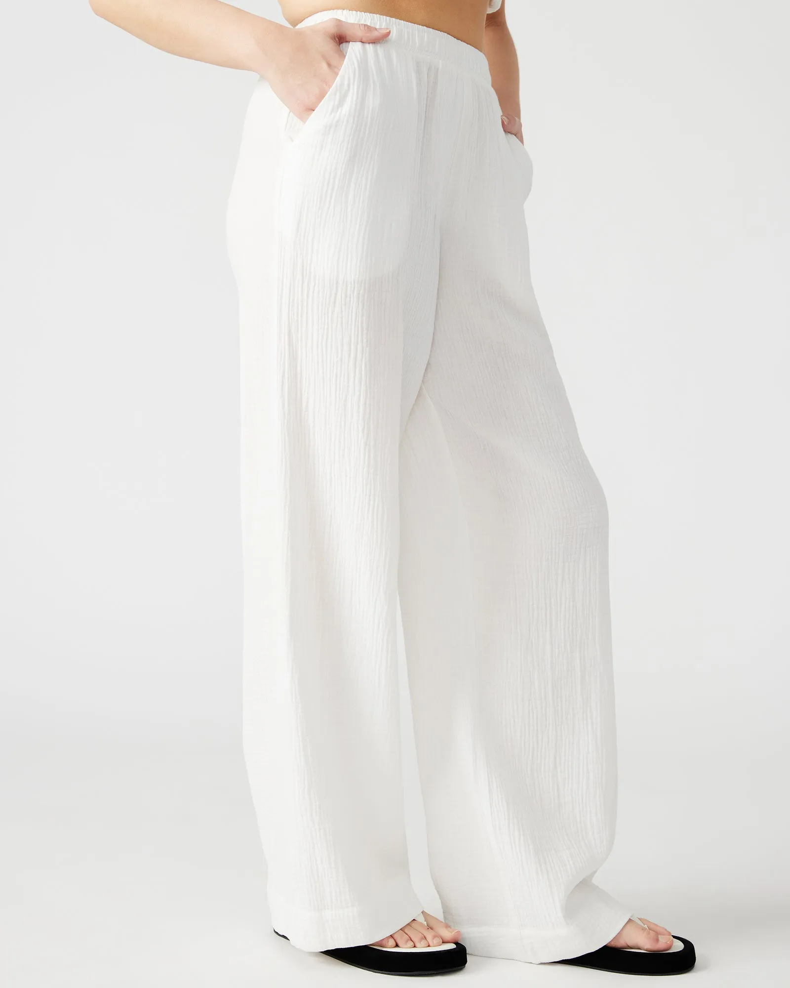 JUNE PANT WHITE sold by Steve Madden product image thumbnail 3