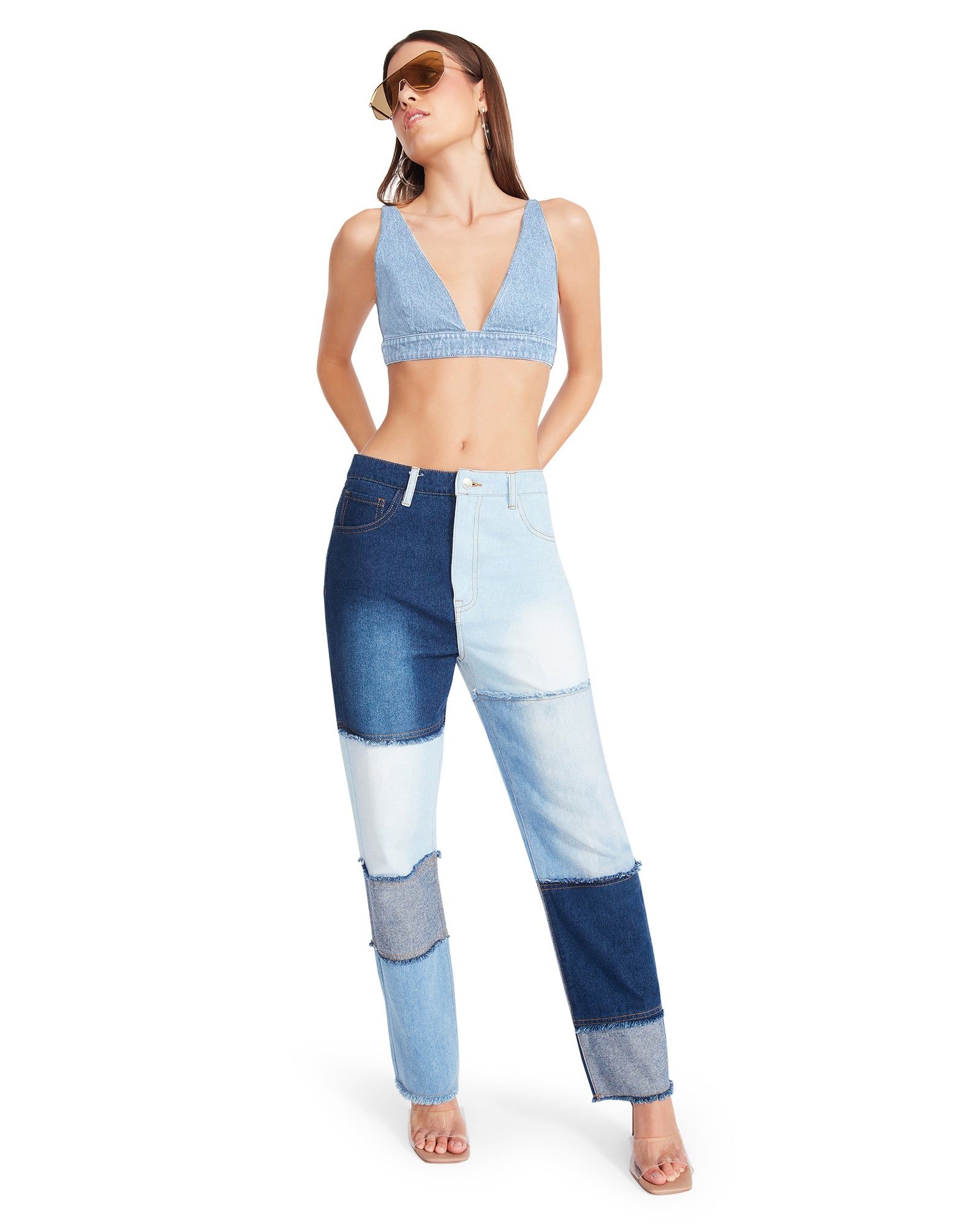 KYLIE PANT DENIM FABRIC sold by Steve Madden product image thumbnail 2