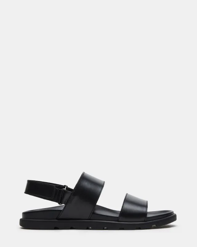 THOROS BLACK LEATHER sold by Steve Madden