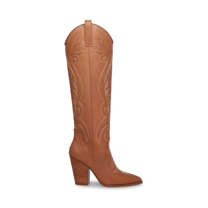 LASSO COGNAC LEATHER - SM REBOOTED sold by Steve Madden