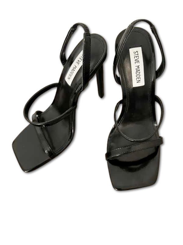 GRACEY SANDAL IN BLACK - SM REBOOTED sold by Steve Madden