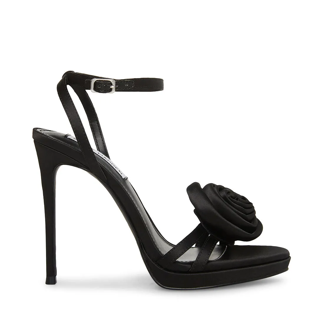 ROSA BLACK SATIN - SM REBOOTED sold by Steve Madden