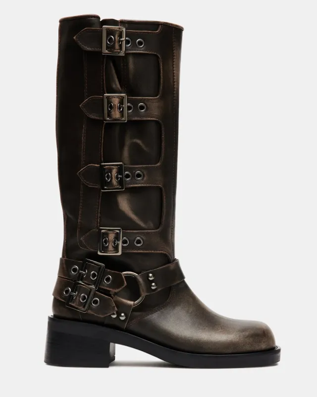 ROCKY BROWN DISTRESSED - SM REBOOTED sold by Steve Madden