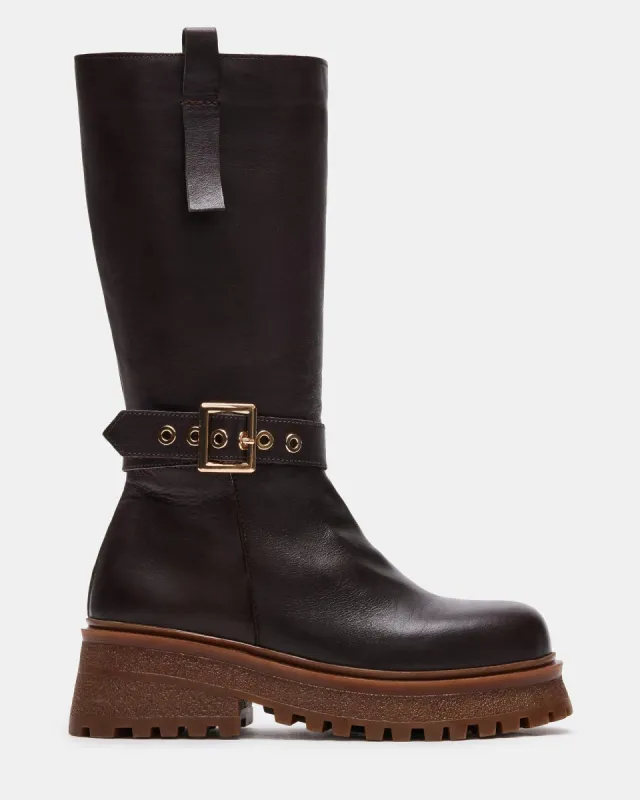 WILLOW BROWN LEATHER - SM REBOOTED sold by Steve Madden