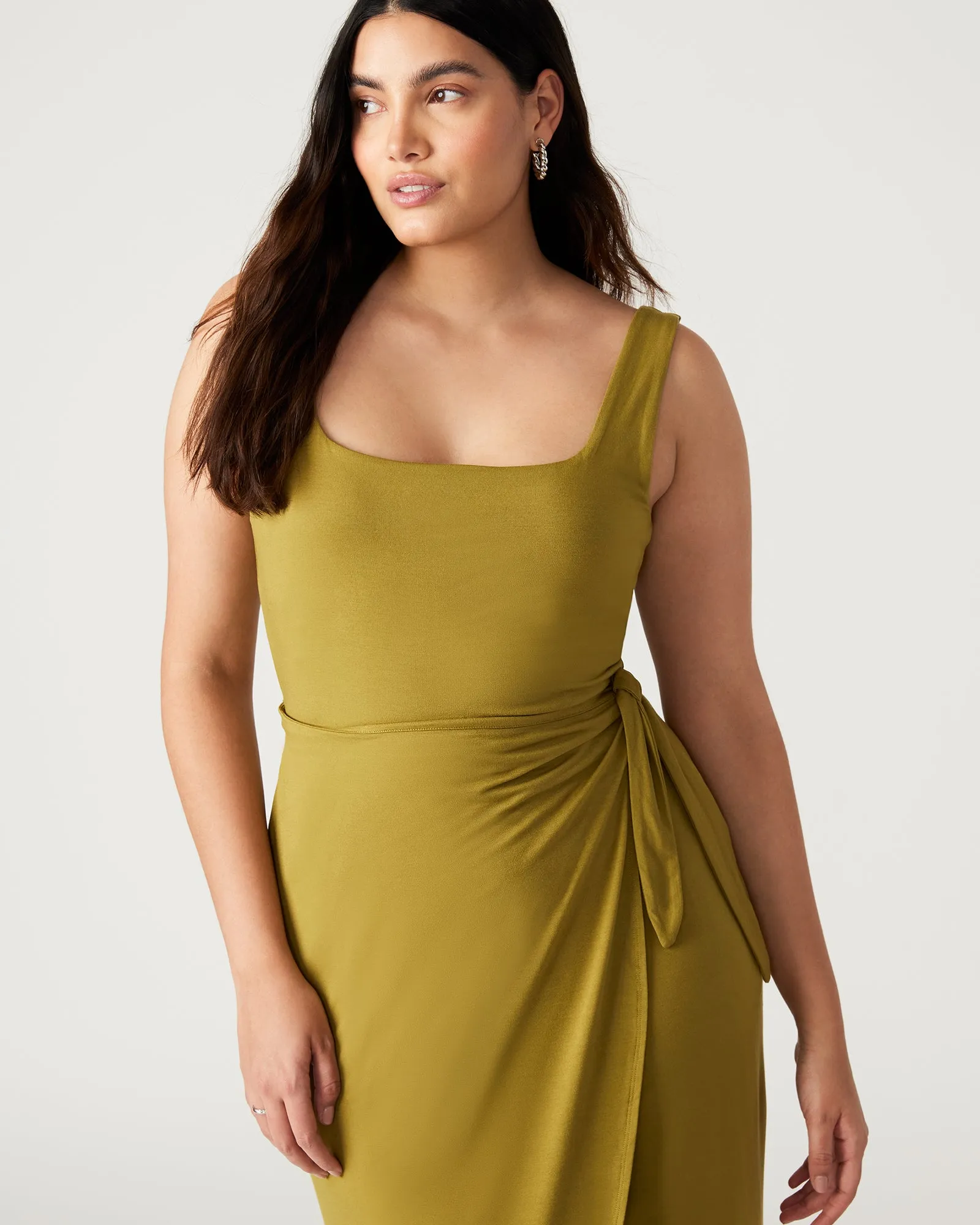 RHEA DRESS OLIVE sold by Steve Madden product image thumbnail 5
