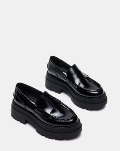 GAVEN BLACK LEATHER sold by Steve Madden