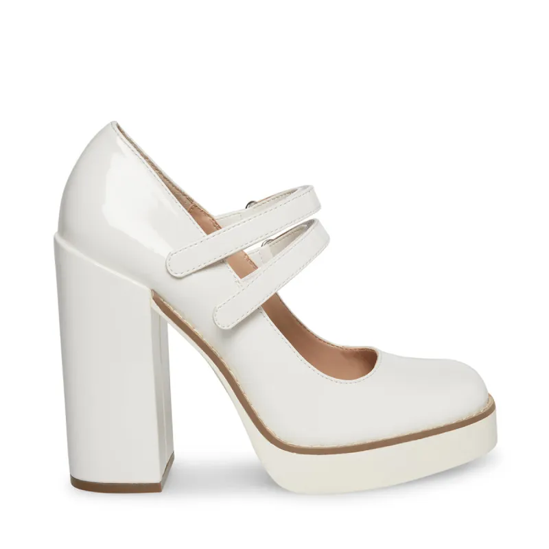 TWICE WHITE PATENT - SM REBOOTED sold by Steve Madden