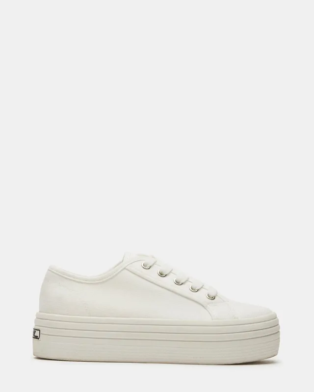 BOBBI 30 WHITE FABRIC sold by Steve Madden