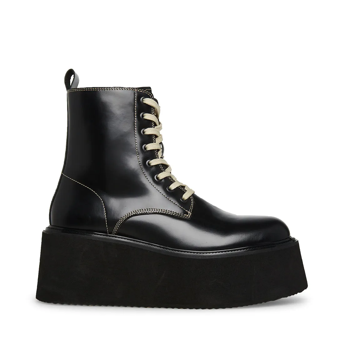 LAZER BLACK/WHITE LEATHER - SM REBOOTED sold by Steve Madden