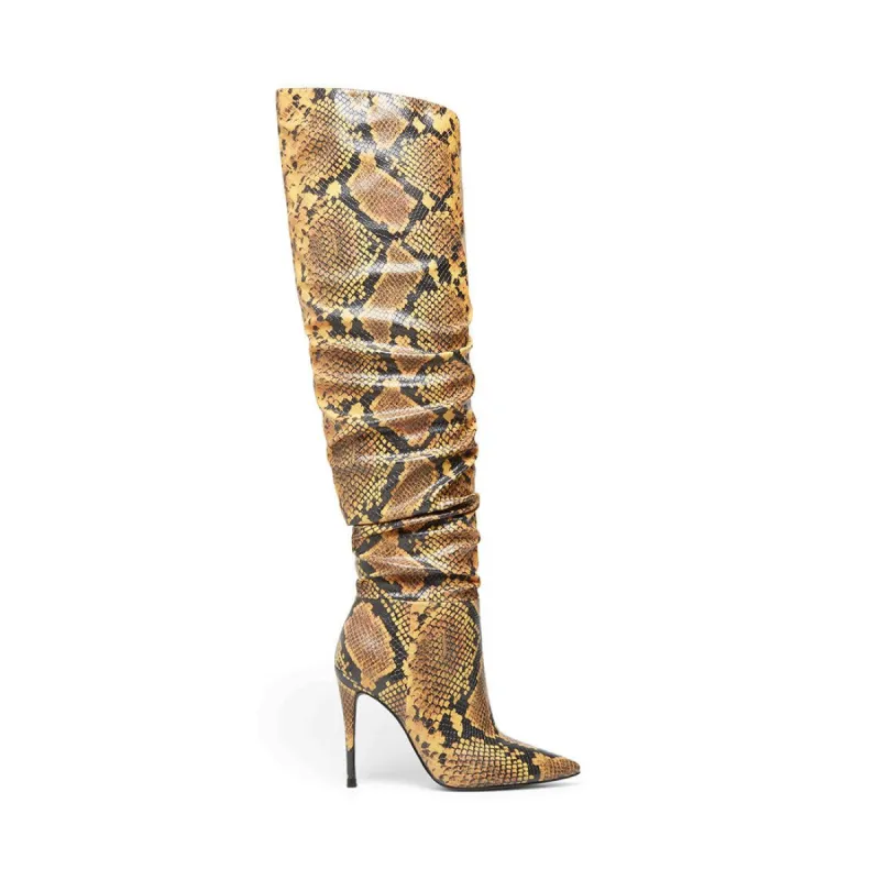 HARLOW YELLOW SNAKE - SM REBOOTED sold by Steve Madden