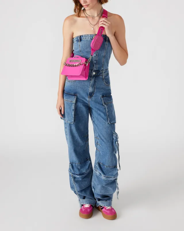 DODGE SHOE AND EVELYN MINI BAG HOT PINK BUNDLE sold by Steve Madden