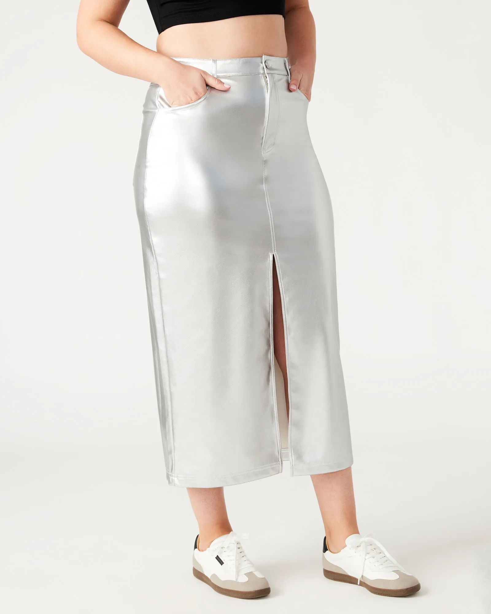 AVANI SKIRT SILVER sold by Steve Madden product image thumbnail 4