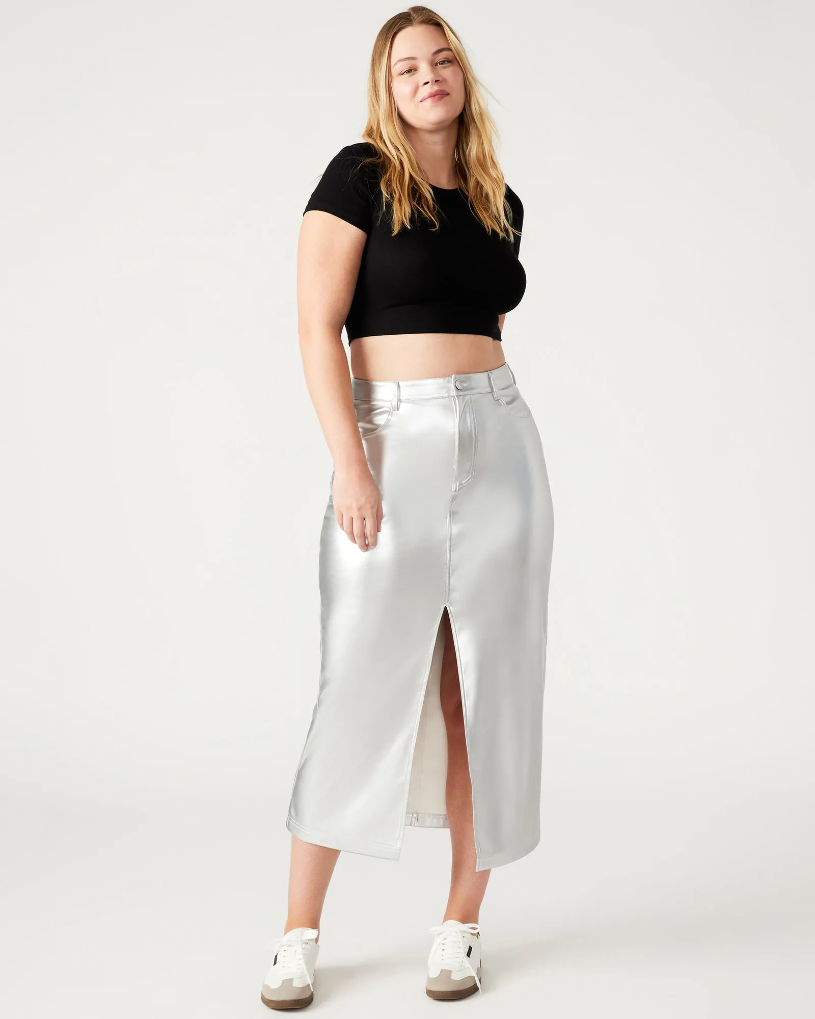 AVANI SKIRT SILVER sold by Steve Madden product image thumbnail 2