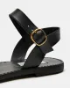 DONDDI BLACK LEATHER - SM REBOOTED sold by Steve Madden