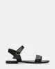 DONDDI BLACK LEATHER - SM REBOOTED sold by Steve Madden