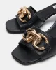 SANTANA BLACK LEATHER sold by Steve Madden