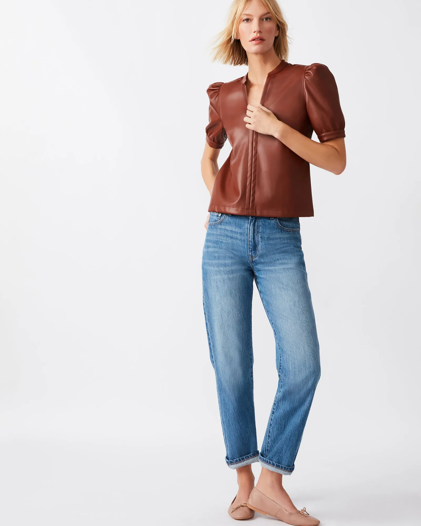 JANE TOP COGNAC sold by Steve Madden product image thumbnail 4