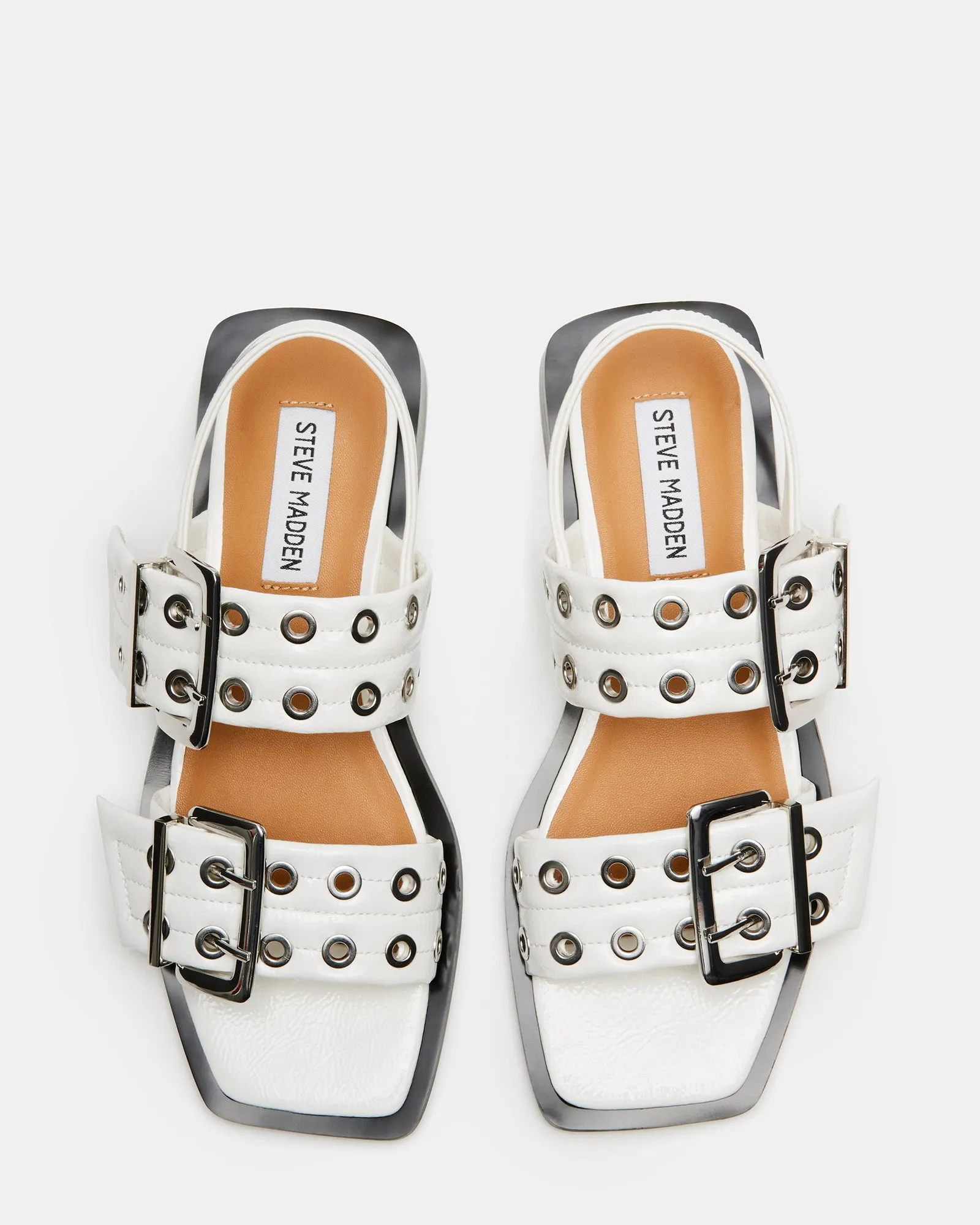 SANDRIA WHITE PATENT sold by Steve Madden product image thumbnail 5