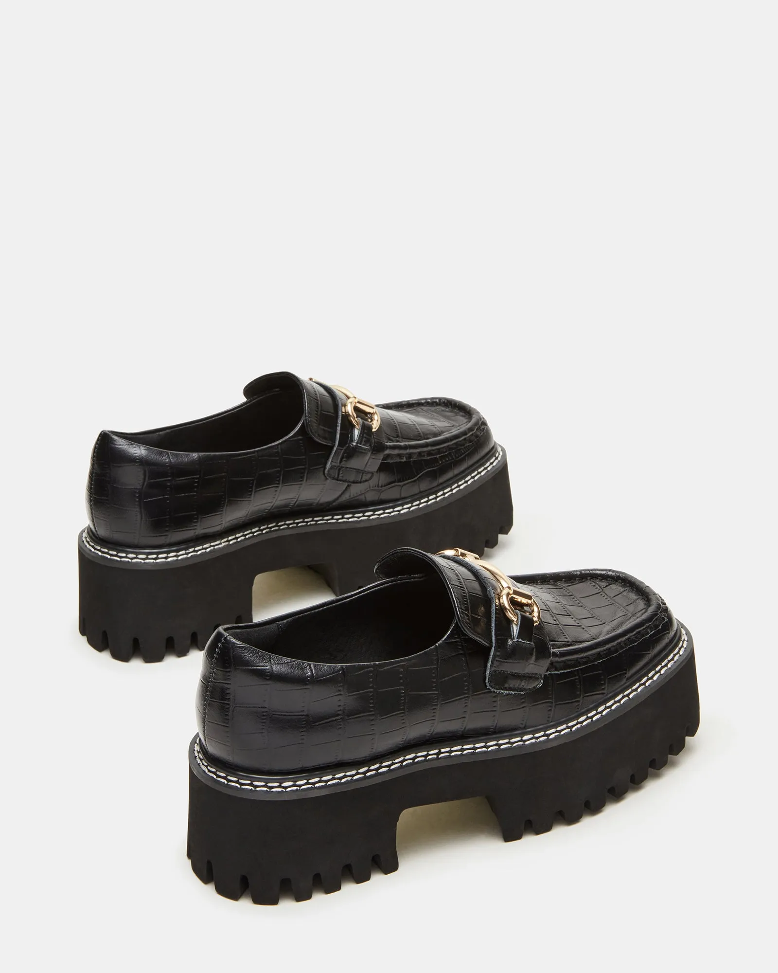 JUNIE BLACK LEATHER sold by Steve Madden product image thumbnail 5