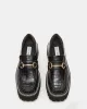 JUNIE BLACK LEATHER sold by Steve Madden