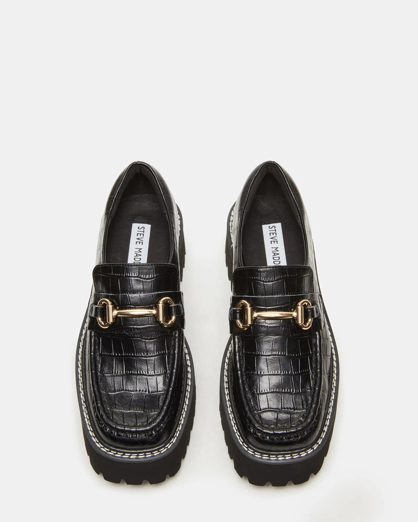 JUNIE BLACK LEATHER sold by Steve Madden product image thumbnail 4