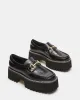 JUNIE BLACK LEATHER sold by Steve Madden