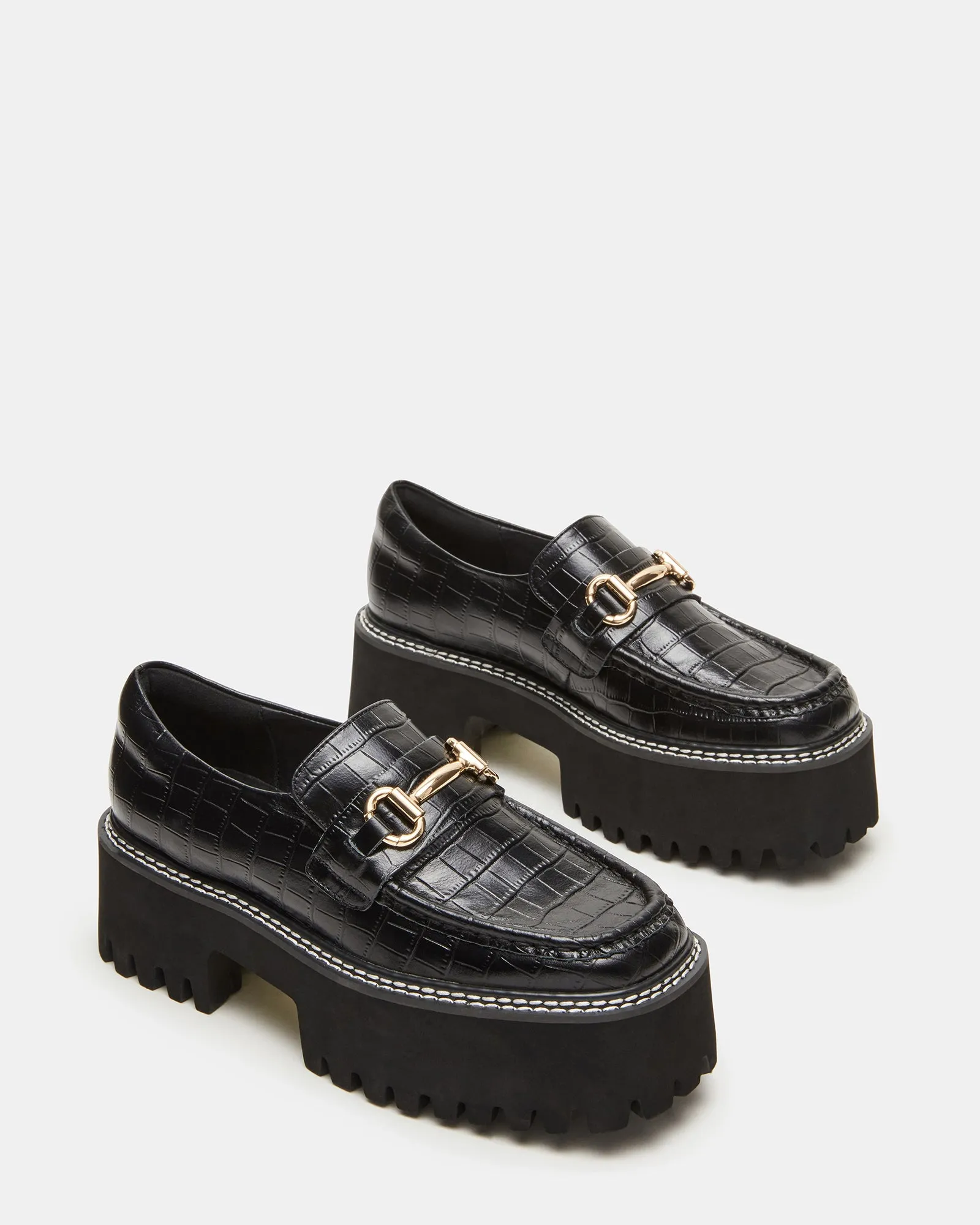 JUNIE BLACK LEATHER sold by Steve Madden product image thumbnail 2