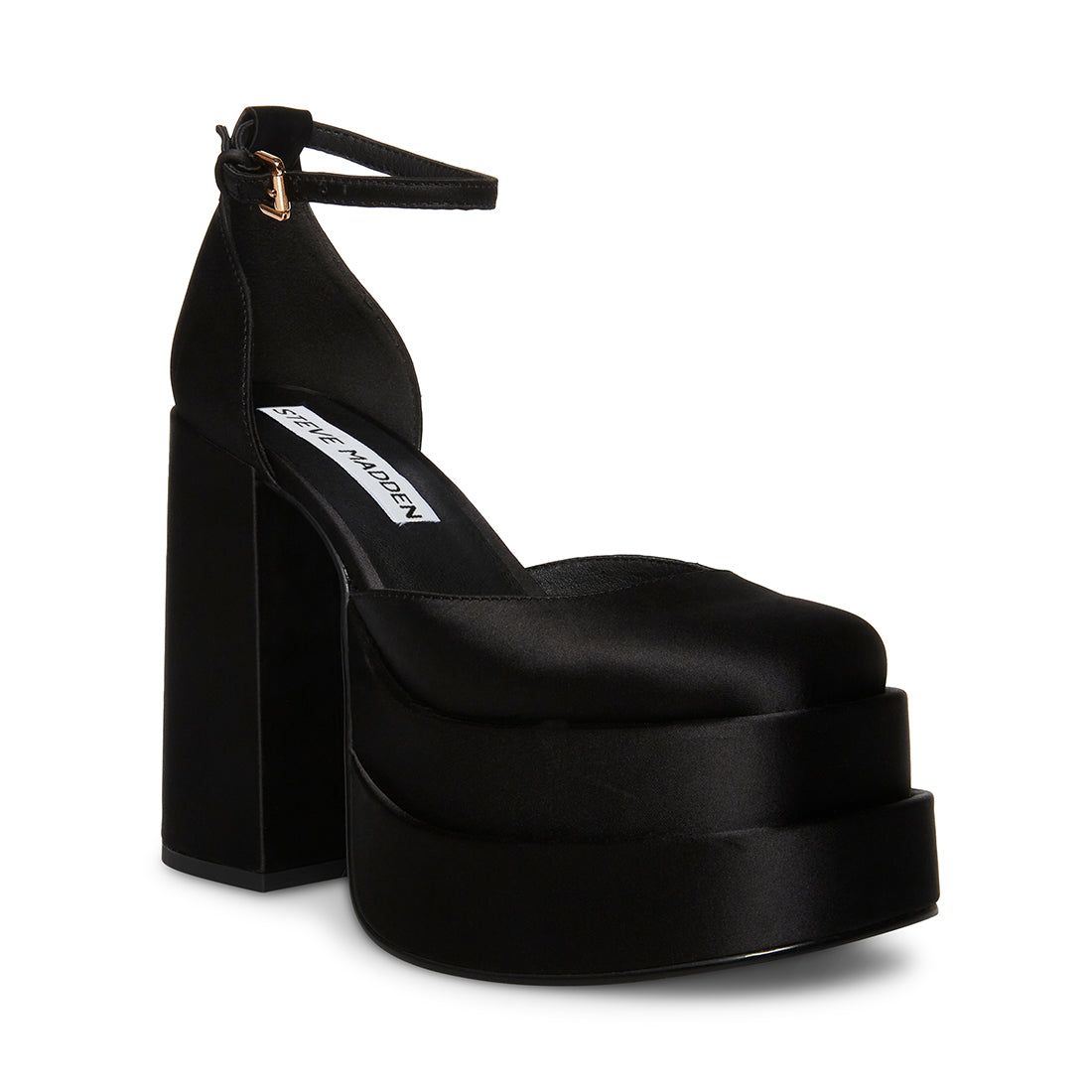 CHARLIZE BLACK SATIN - SM REBOOTED sold by Steve Madden product image thumbnail 2