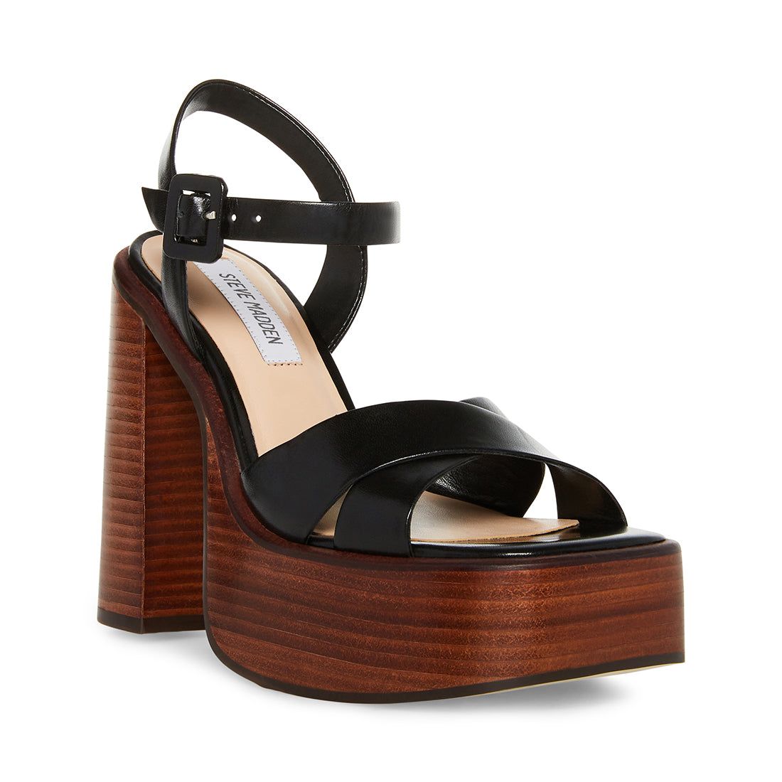 DAYANA BLACK LEATHER - SM REBOOTED sold by Steve Madden product image thumbnail 2