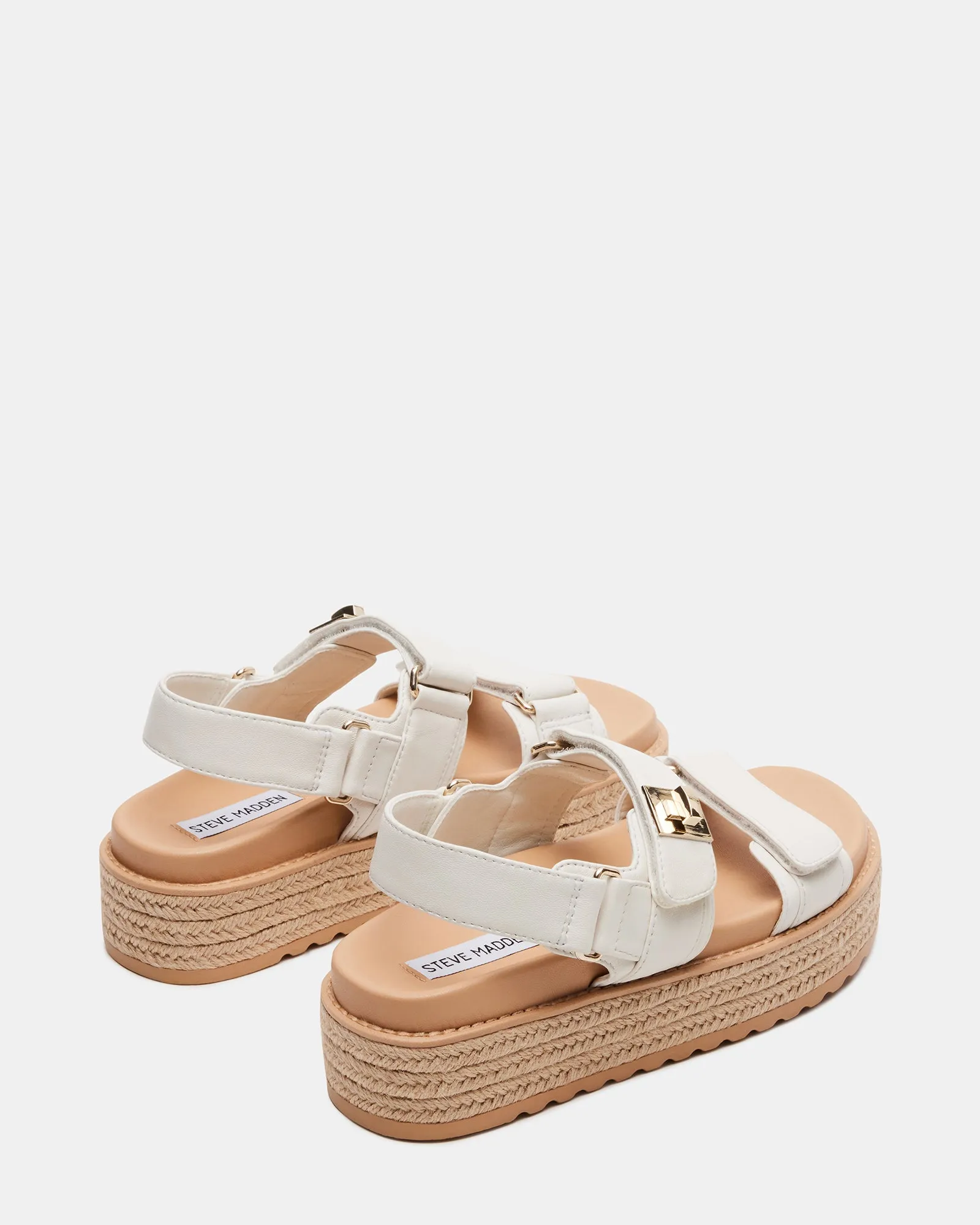 BIGMONA WHITE LEATHER sold by Steve Madden product image thumbnail 5