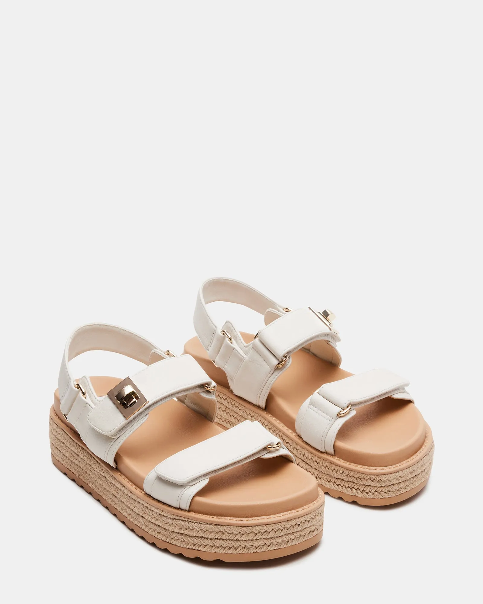 BIGMONA WHITE LEATHER sold by Steve Madden product image thumbnail 2