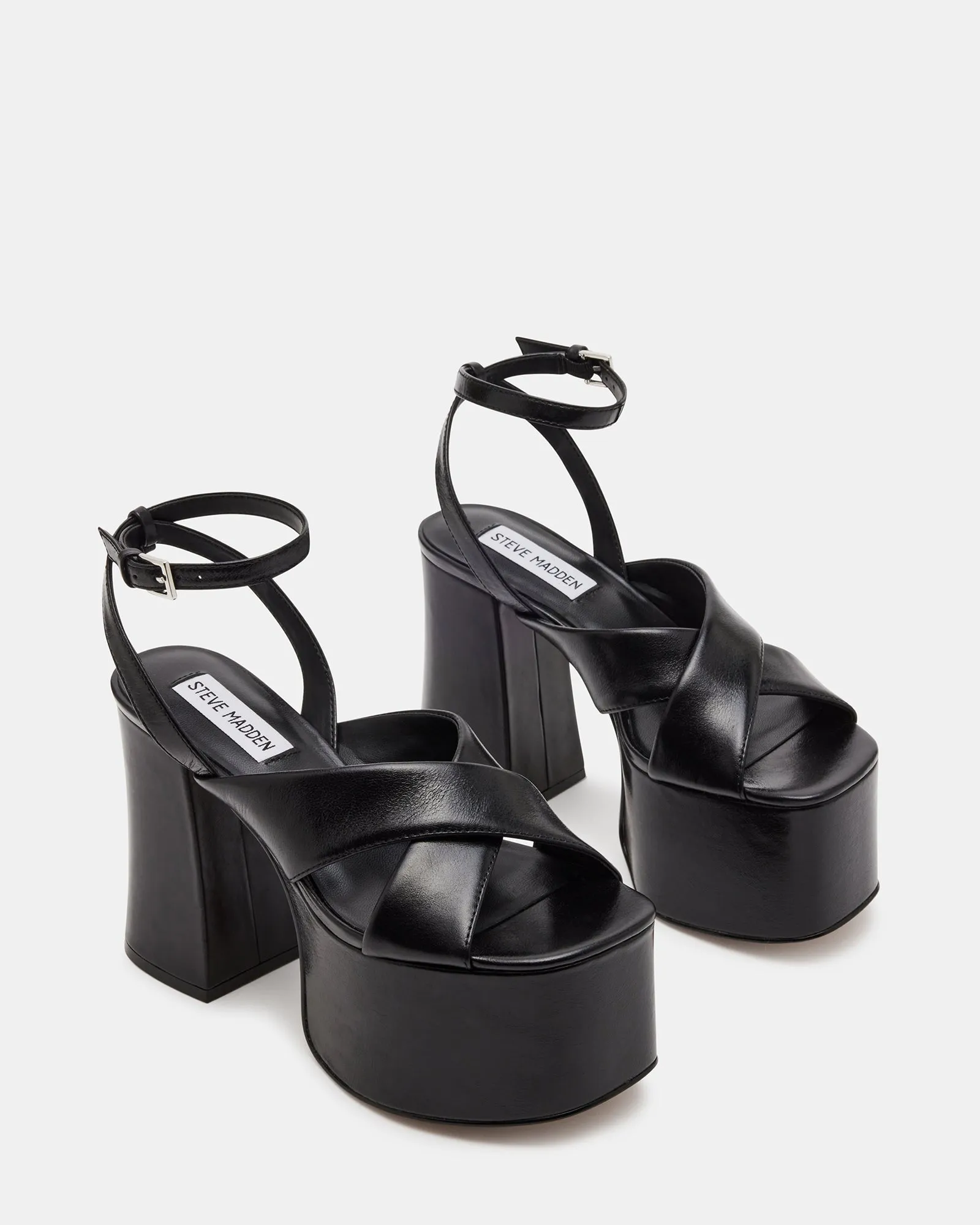 MISTY BLACK LEATHER sold by Steve Madden product image thumbnail 2