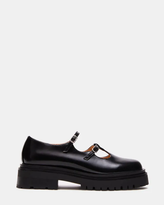 LOTTI BLACK LEATHER sold by Steve Madden