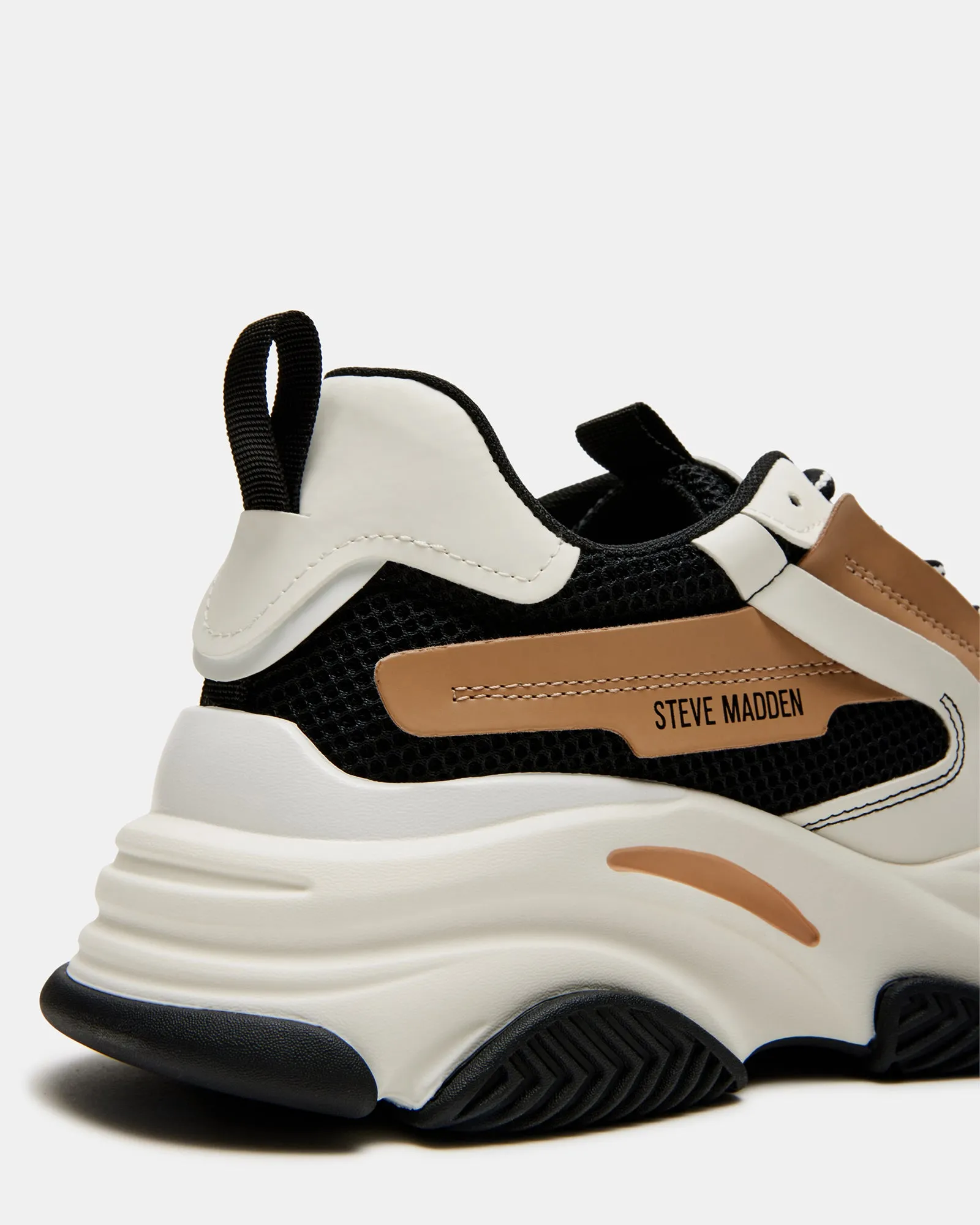 POSSESSION SHOE AND DIEGO BAG BLACK/TAN BUNDLE sold by Steve Madden product image thumbnail 3